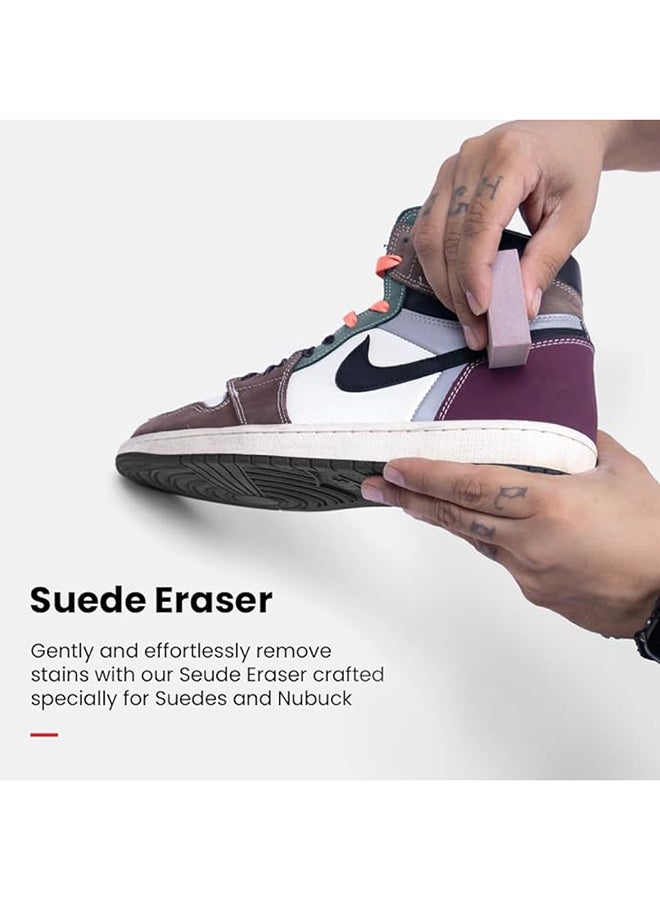 SHOEGR Suede Shoe Cleaning Kit ,Suede Cleaner with Eraser Shoes Stain Erasers Suitable for Suede, Nubuck & Leather - Image 4