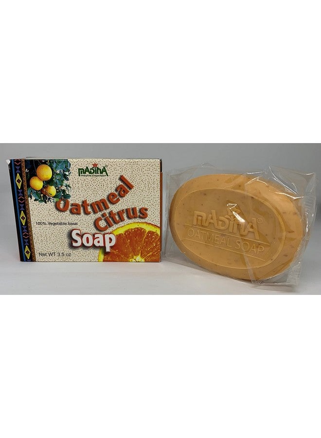 Madina Oatmeal Citrus Soap 3.5 Oz - Image 2