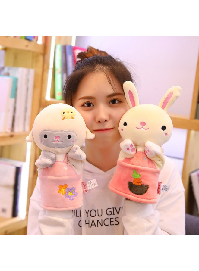 Animal Hand Doll Toy Mouth Movements Children Ventricle Gloves Performance Muppet Monkey Finger Doll Plush Doll-Color:Koala-Height:24CM*15CM  - Image 4