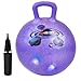 Flybar Hopper Ball for Kids Inflatable Bouncy RideOn Ball wHandle for Indoor Outdoor Active Play Includes Pump Jump Ball Toy for Boys Girls Supports Up to 165 lbs Ages 3 18Inch Small - Image 2