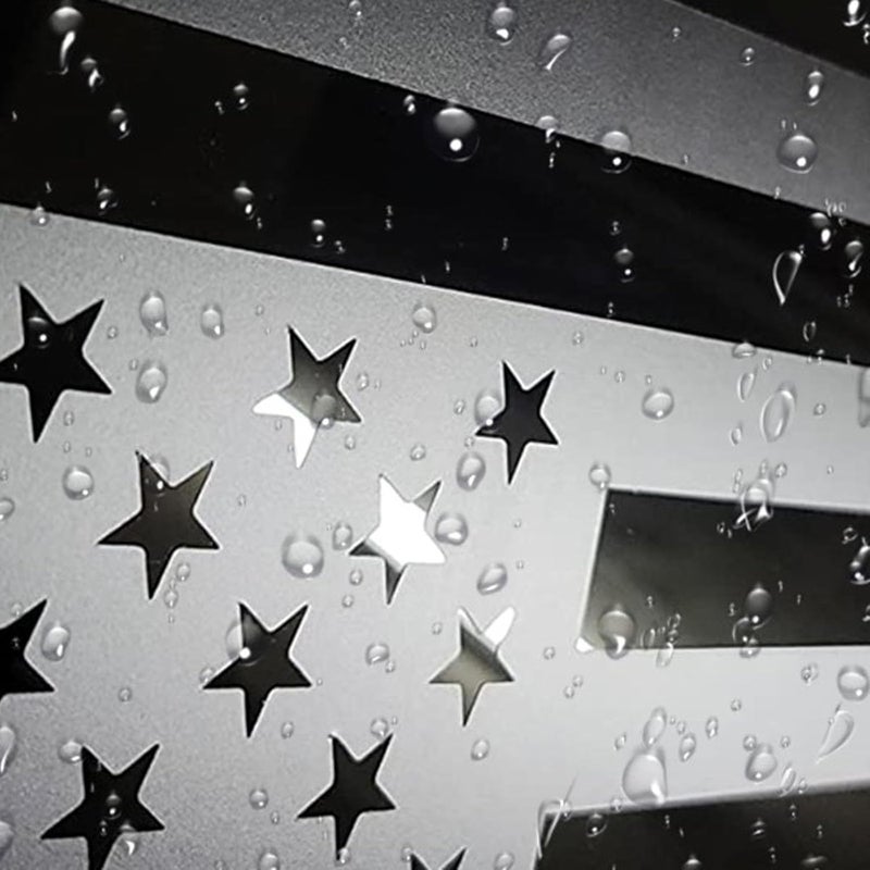 Zxiaochun Rear Middle Window American Flag Decal for Ford F150 F250 F350 2015-2022 2023 2024 2025 2026 Back Center Sliding Window Glass USA Flag Vinyl Sticker (Thin Red Line) - Image 5