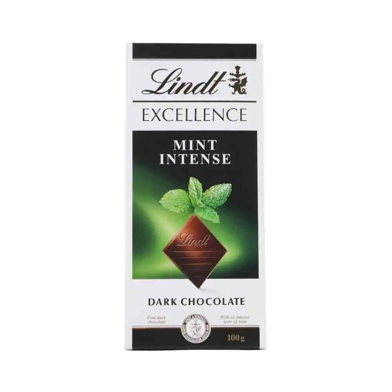Lindt Excellence Mint Intense Dark Chocolate Bar- 100gms