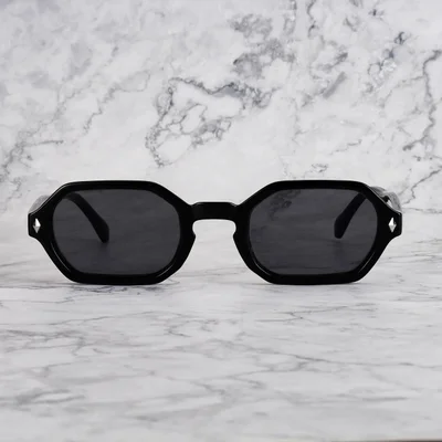 Explicit Poets Explicit Poets Unisex Steph Black-Gray Stylish Sunglasses, 18EP1