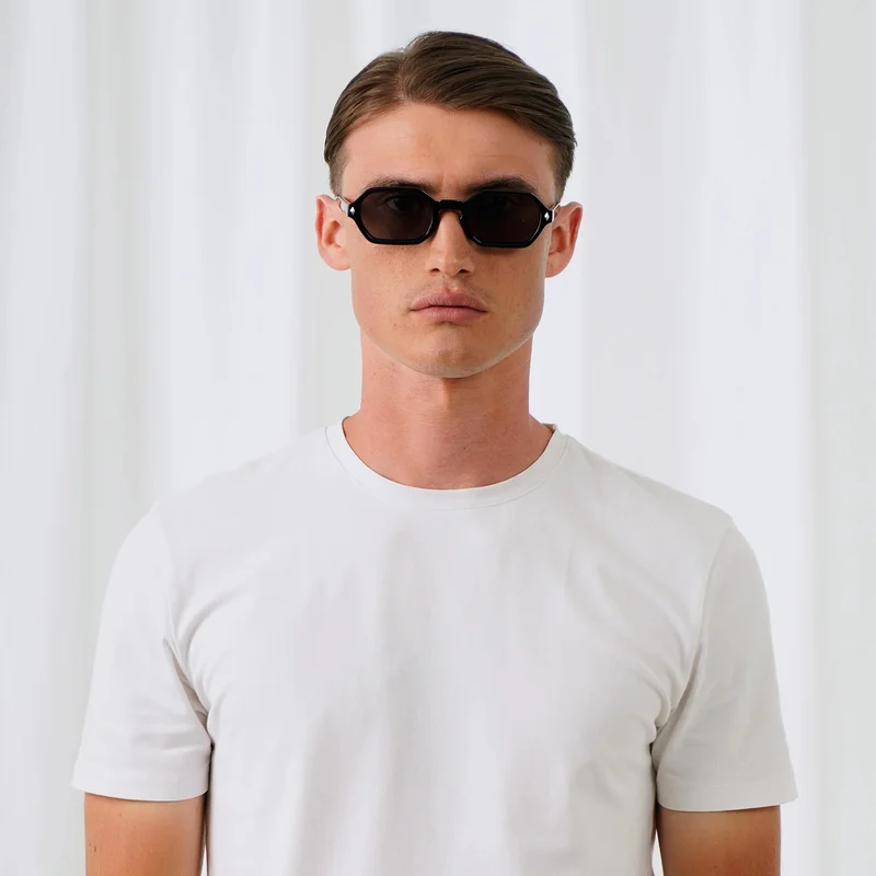 Explicit Poets Explicit Poets Unisex Steph Black-Gray Stylish Sunglasses, 18EP1