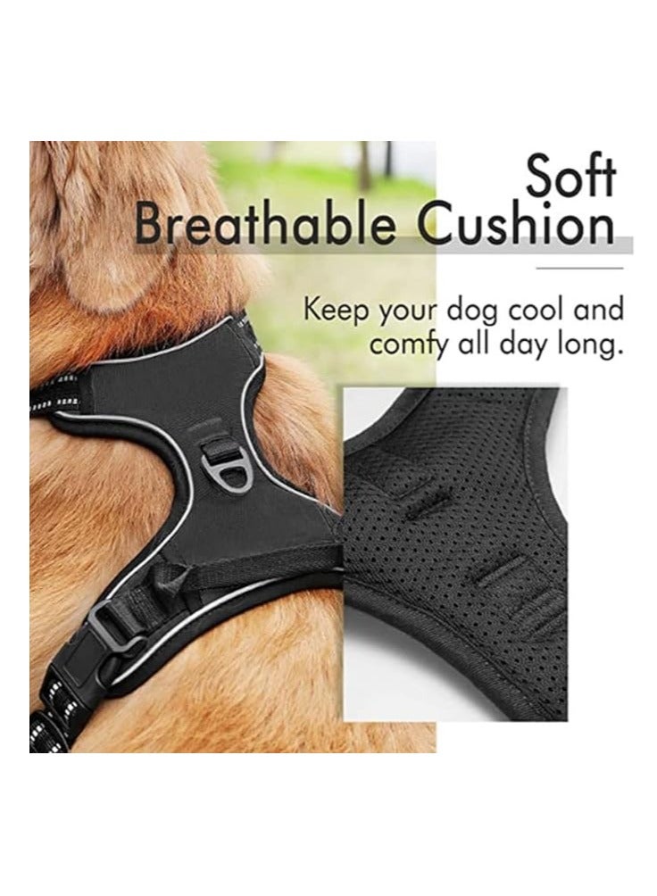 Cool Baby COOLBABY Dog Chest Strap Anti-pull Pet Chest Strap Adjustable Outdoor Pet Vest 3M Reflective Strip Oxford Fabric Material Dog Vest Easy To Control Suitable For Small Medium And Large Dog - Image 2