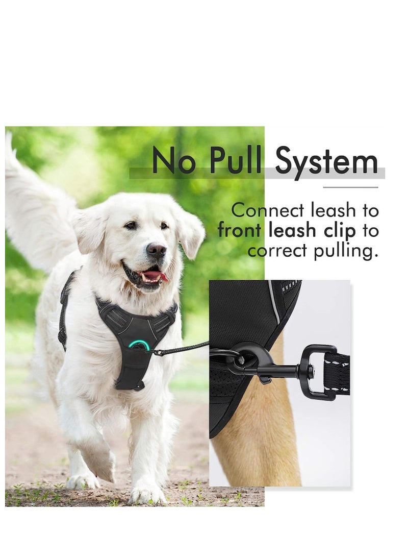 Cool Baby COOLBABY Dog Chest Strap Anti-pull Pet Chest Strap Adjustable Outdoor Pet Vest 3M Reflective Strip Oxford Fabric Material Dog Vest Easy To Control Suitable For Small Medium And Large Dog - Image 4