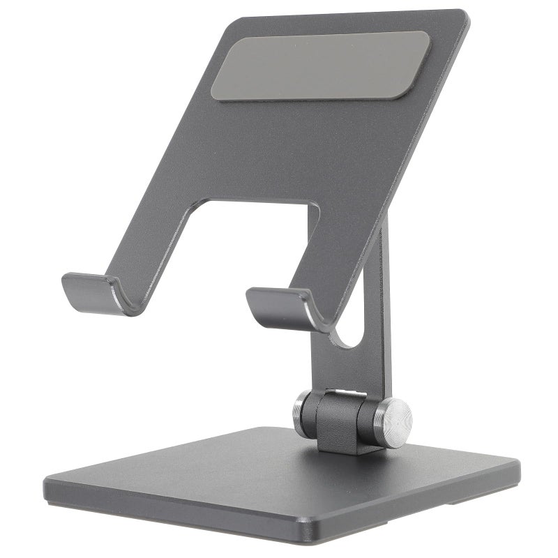 Adjustable Foldable Aluminum Tablet Stand Holder For Desk And Office Space Gray - Image 2