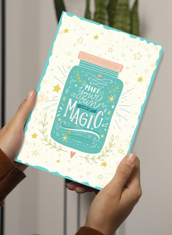 DOODLE A5 Undated Planner Notebook - 160 Pages (12-Month Planner + Notes), Soft Cover Journal with 80 GSM Paper - Motivational Quote Design, Compact Diary for Work, Study, Travel & Gifting - Image 3