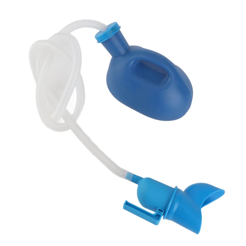 Unisex Potty Urinal 2000ML Capacity Leakproof Urinal Bottle with Flexible Long Tube for Elderly - Image 3