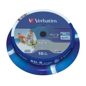 Verbatim 64293 BluRay BDR Recordable 25GB 6X Speed10 Pack Cake Box |Data Backup Storage - Image 2