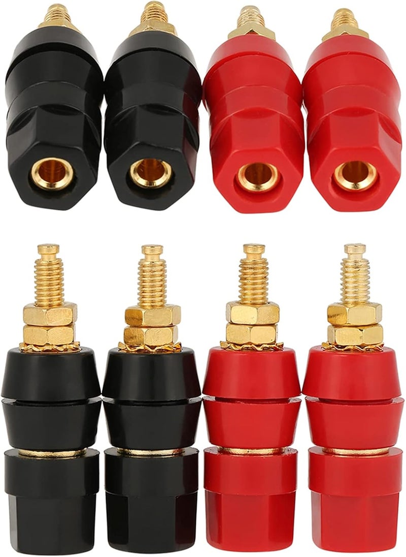 LiebeWH Speaker Binding Post, Gold Plated Amplifier Connector for Audio Equipment, Easy Installation for Microphones and Sound Consoles - Image 4