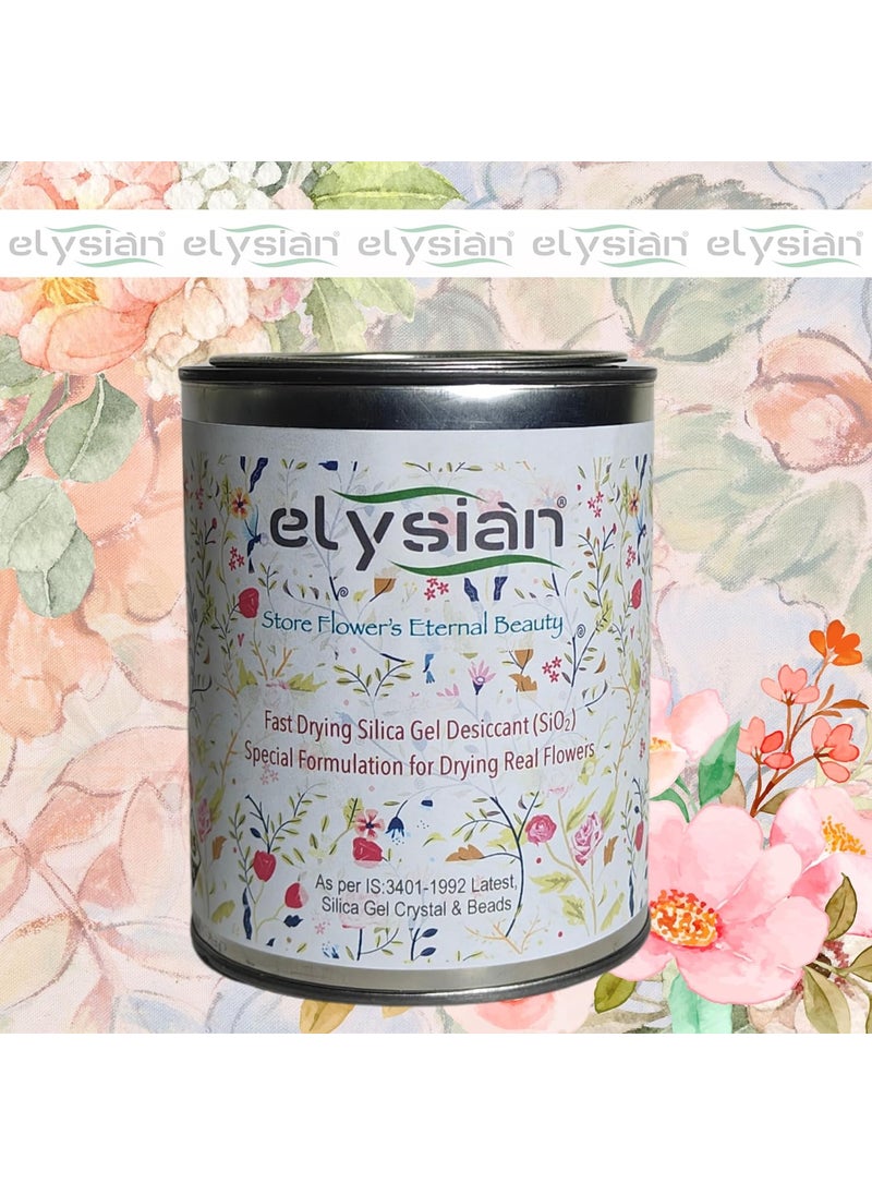 Elysian Elysian Flower Drying Silica Gel Powder DIY With Dry Flowers Art And Craft Resin Art And Home Decor Made White Colour Silica Gel Powder 500GRM  - Image 4