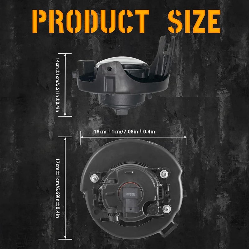 Boxlight Fog Lights for 2005-2009 Nissan Frontier & 2005-2012 Nissan Pathfinder with Harness Kit - Image 5