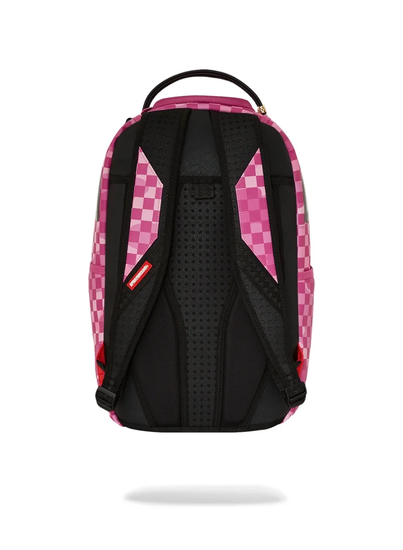 SPRAYGROUND PINK CAMO CHECK DLXSV BACKPACK