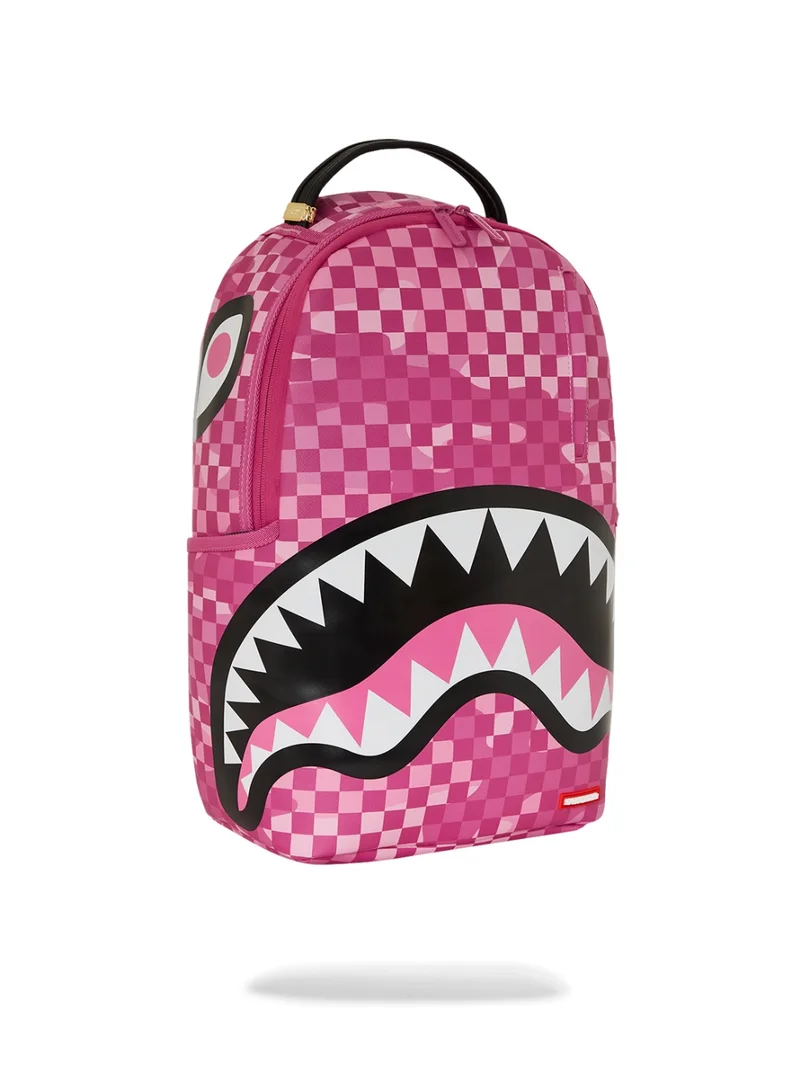 SPRAYGROUND PINK CAMO CHECK DLXSV BACKPACK
