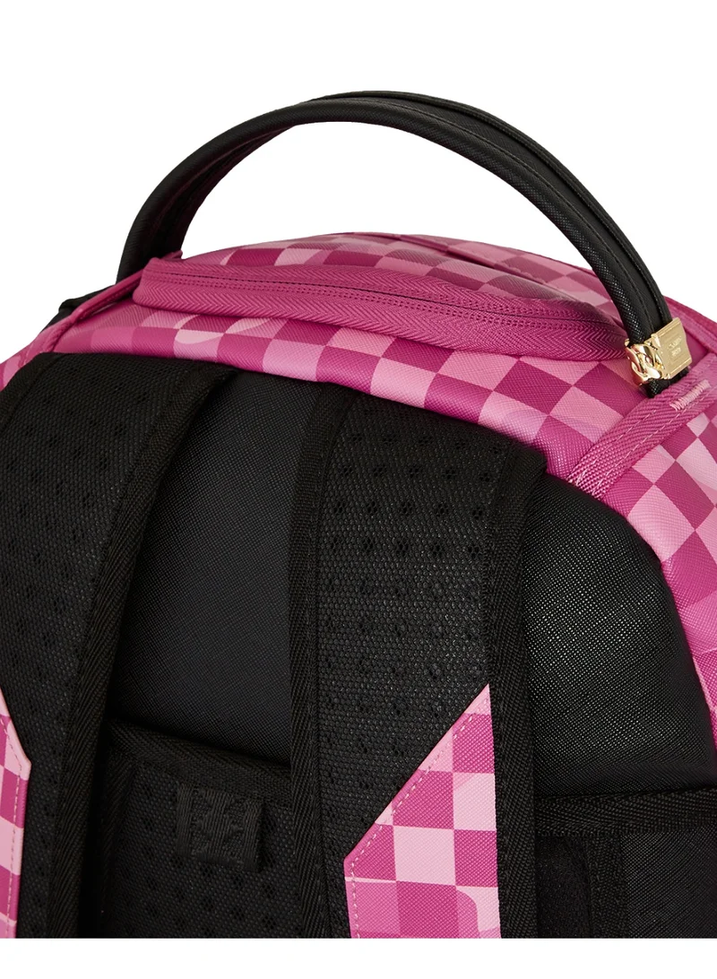 SPRAYGROUND PINK CAMO CHECK DLXSV BACKPACK
