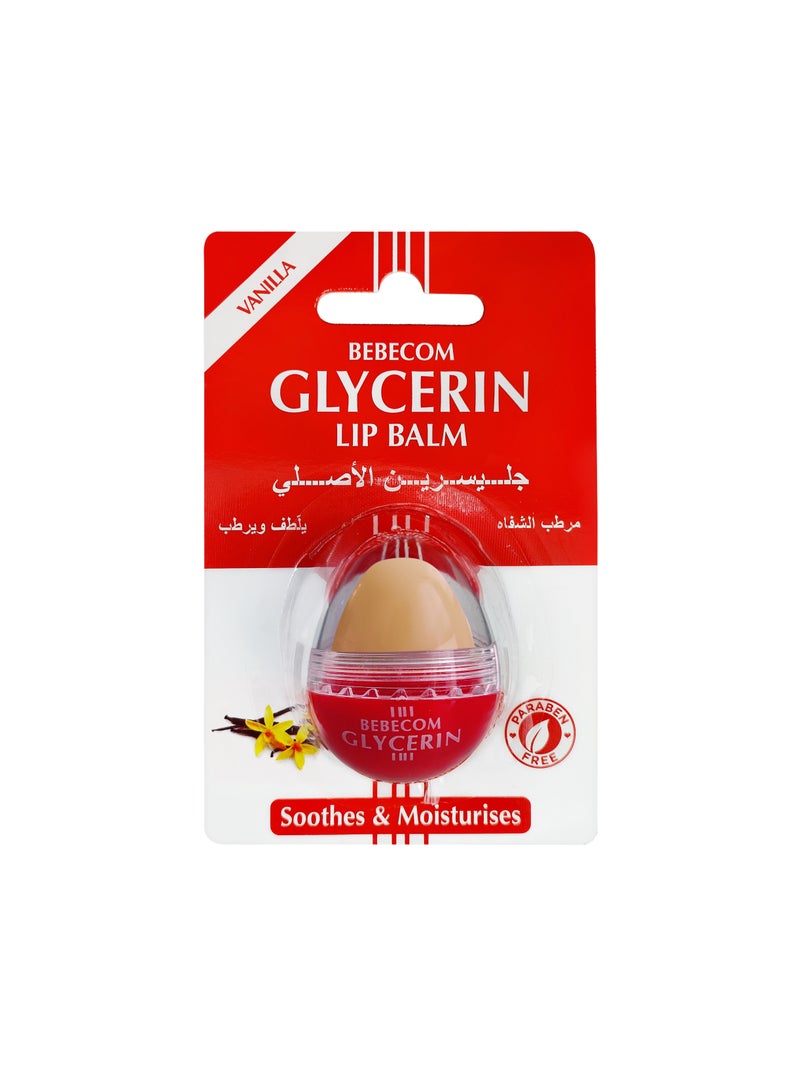 Bebecom مرطب الشفاه جلسرين من بيبيكوم بنكهة الفانيليا 10 جرام - Image 1
