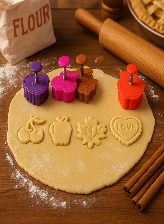 Mrs. Anderson's Baking Mrs. Anderson’s Baking Pie Crust Cookie Cutters, BPA Free, Set of 4 - Image 3