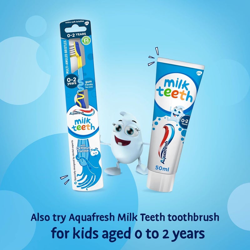 Aquafresh Milk Teeth Baby Toothpaste 0-2 Years, Gentle Care for Milk Teeth, 50ml - Image 5