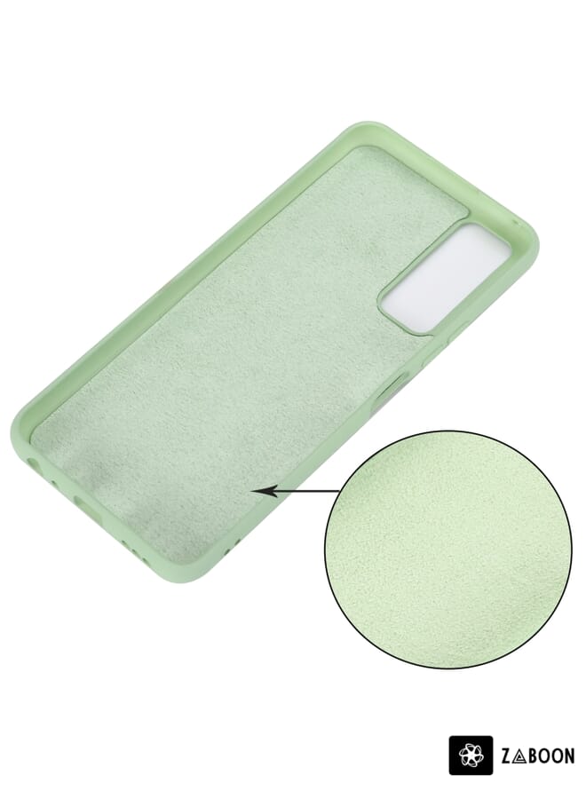 Zaboon حافظة واقية لهاتف vivo Y51 2020 / Y51a / Y51s / Y31 مصنوعة من السيليكون السائل النقي المضاد للصدمات مع تغطية كاملة - Image 4