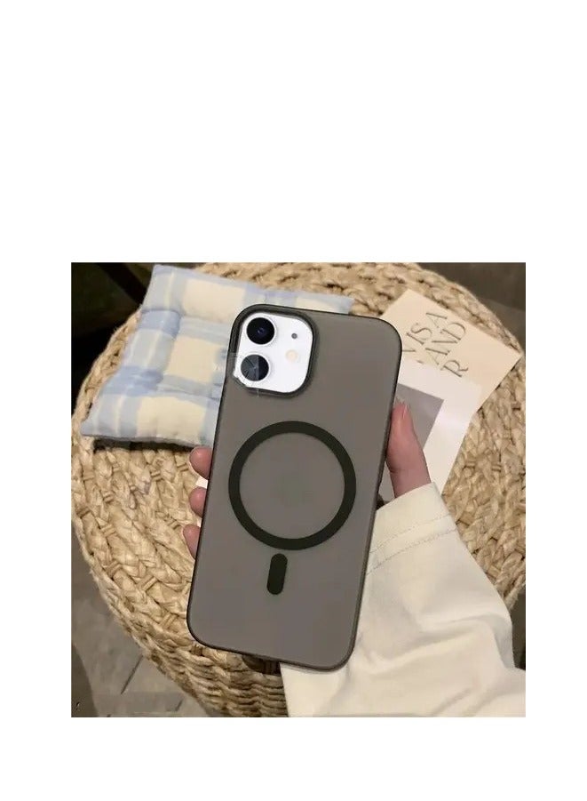 ACLIX Magsafe Luxury Matte Case for iPhone 11, Slim Magnetic Shockproof Cover | Black