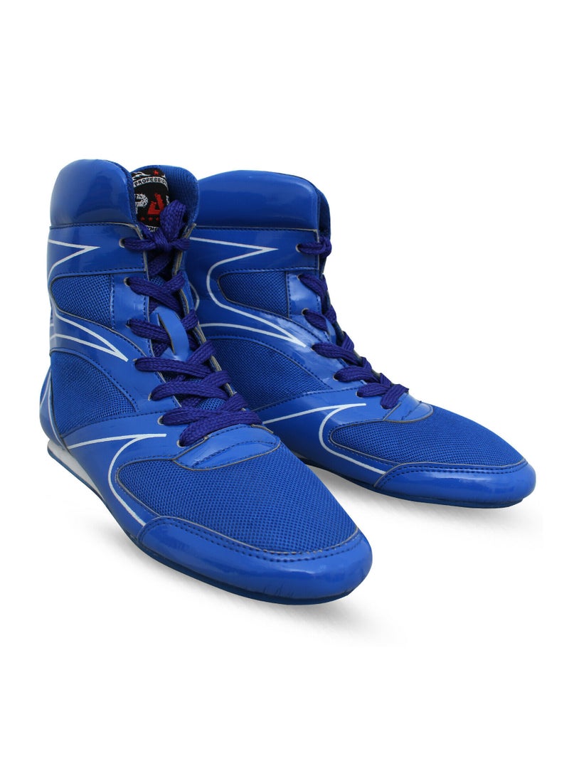 Spall Boxing Shoes Bodybuilding Wrestling Fight Boots Comfortable Movement High Traction Sport Footwear For Training Mma Muay Thai Weightlifting Athletic Equipment Walking Running Gym  - Image 3