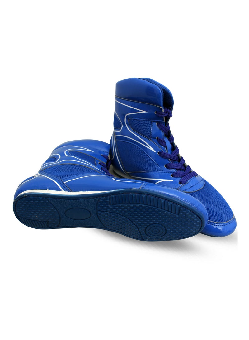 Spall Boxing Shoes Bodybuilding Wrestling Fight Boots Comfortable Movement High Traction Sport Footwear For Training Mma Muay Thai Weightlifting Athletic Equipment Walking Running Gym  - Image 4