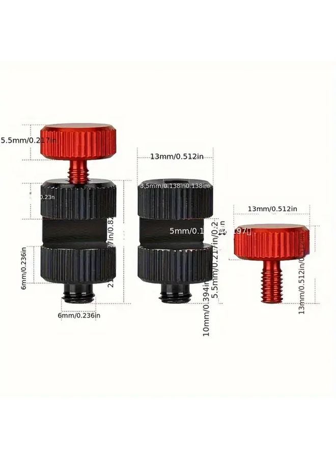 Metal Woodworking Triangle Ruler Locator With Red Black Adjustment Blocks 1pc - Image 4