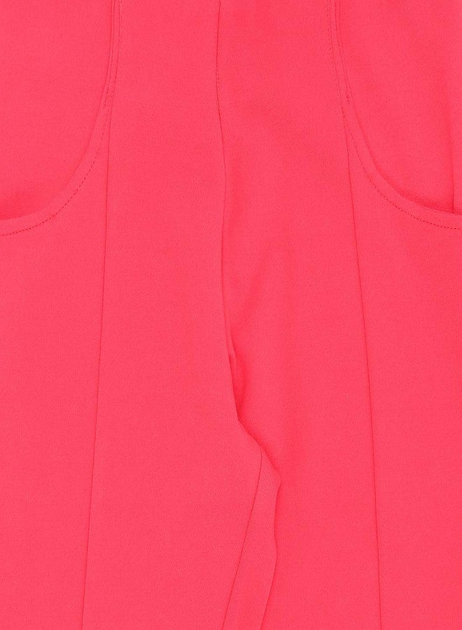 Gini & Jony Girl's Regular fit Trouser (121246521813 Fiery Red(C457)_18 - Image 3