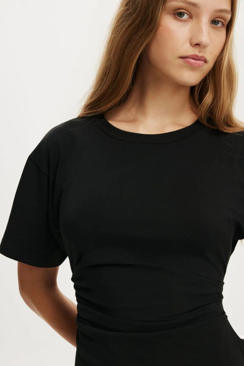 Cotton On  Boxy Tuck T-Shirt Mini Dress for Women | Best Price UAE