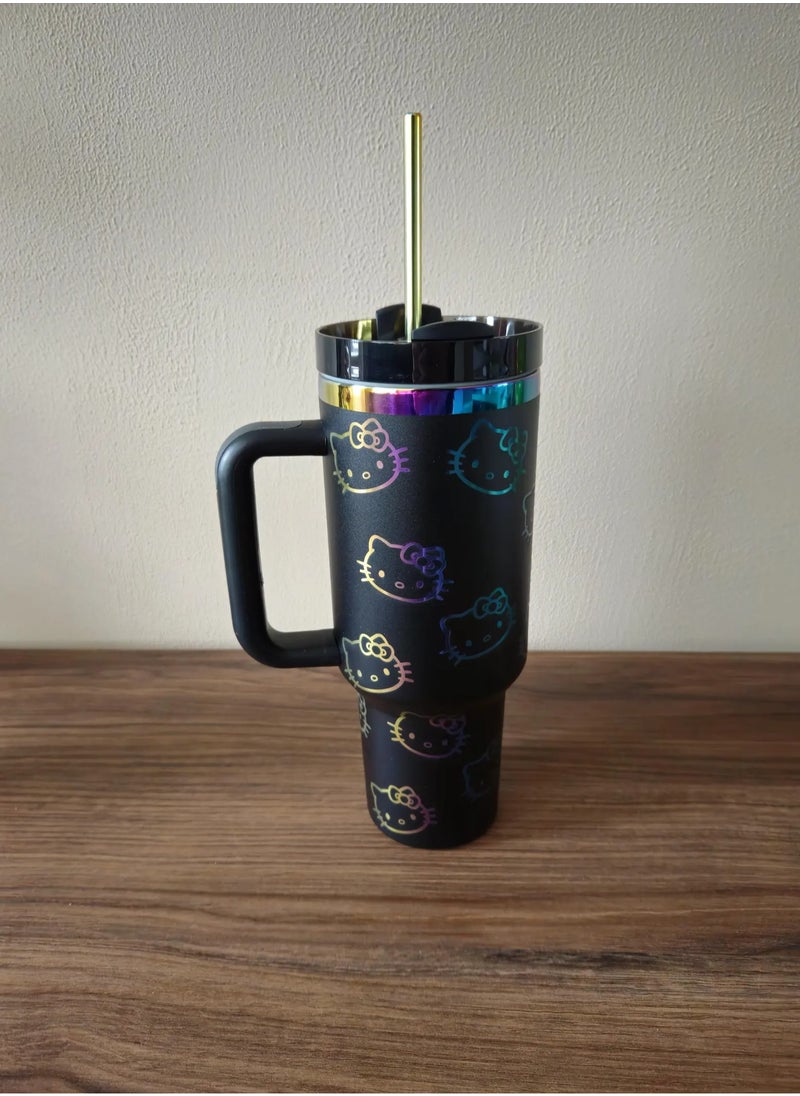 Stanley - Hello Kitty Stanley Tumbler 40 Oz Quencher H2.0 FlowState - Image 1