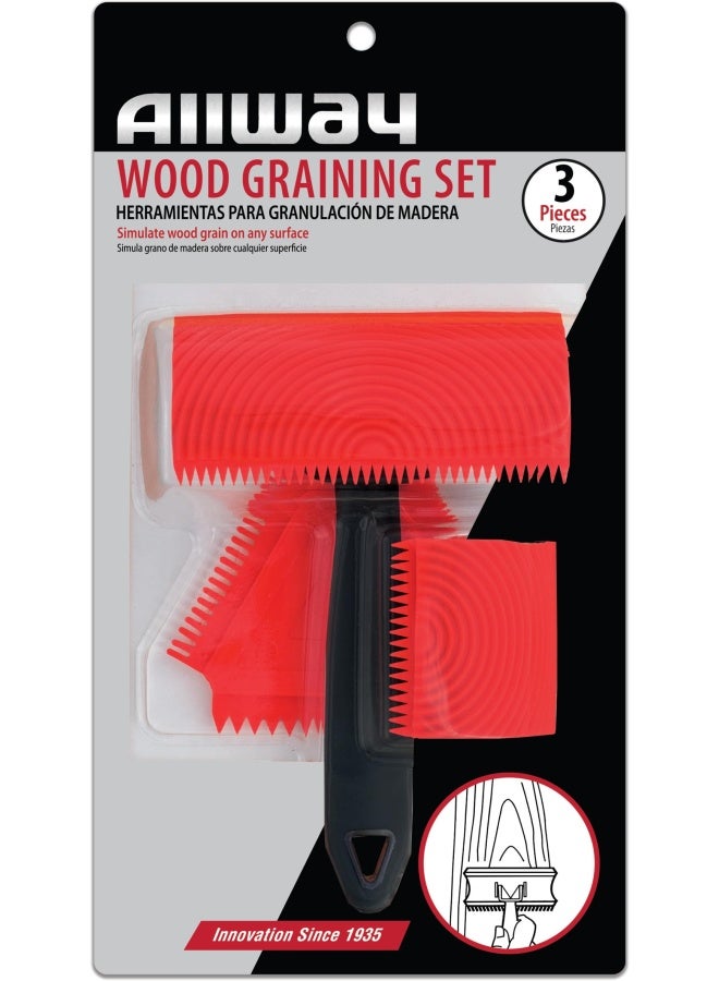 Allway Gt3 Graining Tool Set 3Pc - Image 2