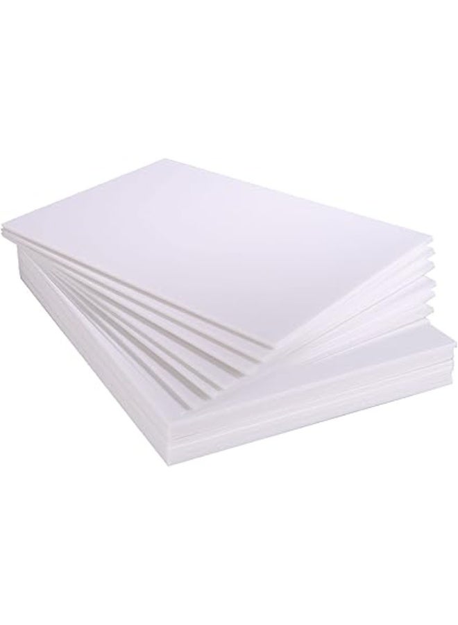 10 Pack A3 (420 x 297mm) Foam Board, 5mm Thick Polystyrene Foam Sheet for Model Making, Mounting Photos, Presentations, Arts and Crafts Projects (White) - Image 1