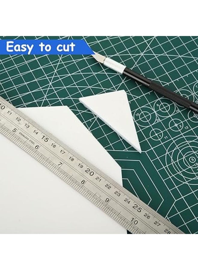 10 Pack A3 (420 x 297mm) Foam Board, 5mm Thick Polystyrene Foam Sheet for Model Making, Mounting Photos, Presentations, Arts and Crafts Projects (White) - Image 3