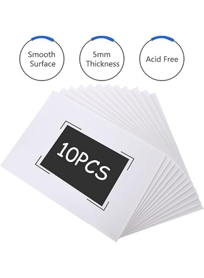 10 Pack A3 (420 x 297mm) Foam Board, 5mm Thick Polystyrene Foam Sheet for Model Making, Mounting Photos, Presentations, Arts and Crafts Projects (White) - Image 4