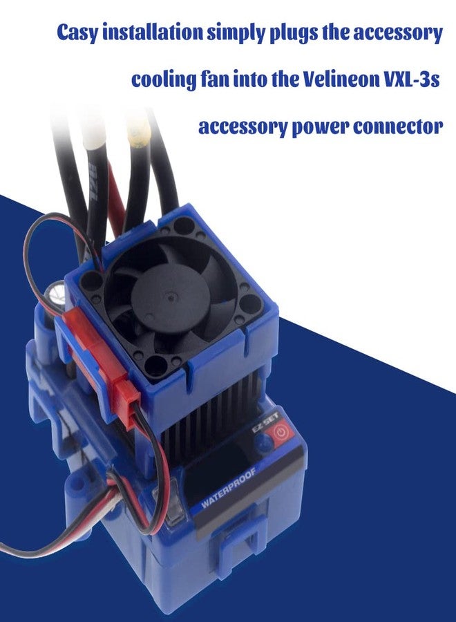 OGUNKE OGRC ESC Cooling Fan for traxxas 1/10 Slash 4x4 Stampede 4x4 Rustler for Traxxas 3340 Velineon VXL-3s ESC - Image 3