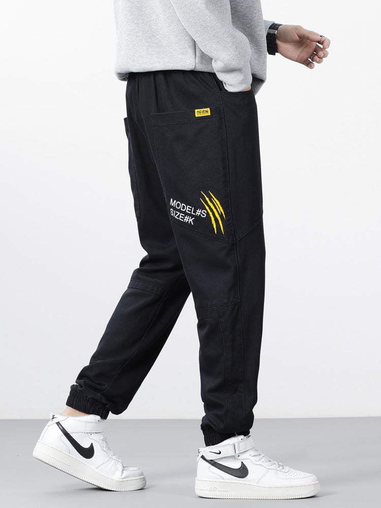 Ice Silk Pants Men'S Loose Quick-Drying Cropped Sports Pants Boys Summer Casual Trousers - Image 2