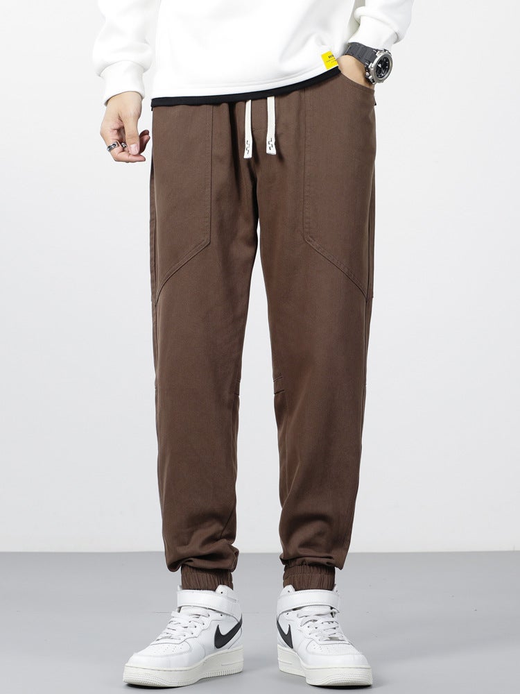 Ice Silk Pants Men'S Loose Quick-Drying Cropped Sports Pants Boys Summer Casual Trousers - Image 4