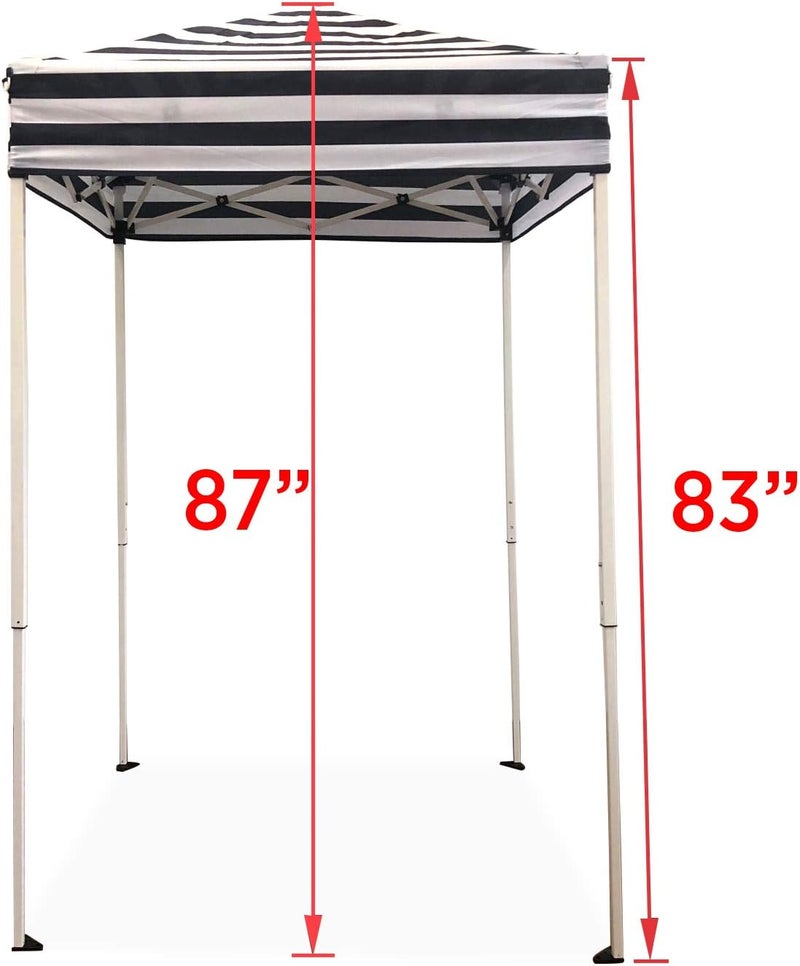 Impact Canopy Impact 4'x4' Pop up Changing Dressing Room, Black and White - Image 4