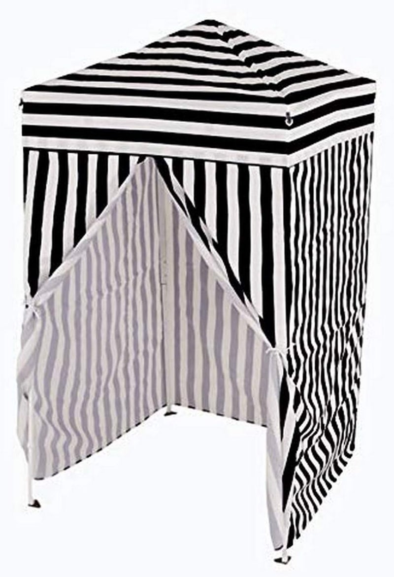 Impact Canopy Impact 4'x4' Pop up Changing Dressing Room, Black and White - Image 1