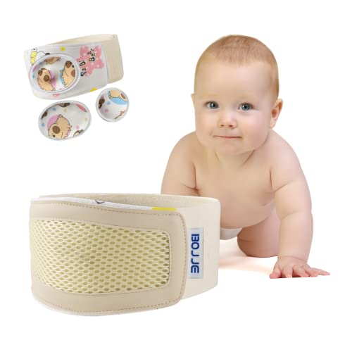 BOJEE Umbilical Hernia Belt Baby Belly Button Band Infant Belly Wrap Truss Abdominal Binder for Children Kids Support Adjustable Navel Belly Band Newborn Umbilical Cord 1520 inch
