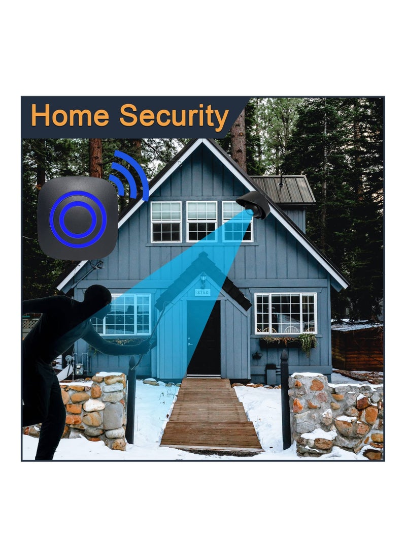 Y&D - Wireless Motion Sensor Detect Alert, Home Security Driveway Alarm, Weatherproof Doorbell Detector Door Chime for Shop Store Office Front Entry - Image 1