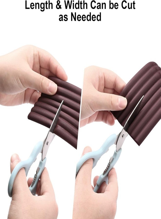 Kevim Baby Proofing Edge & Corner Protector Kit - 16.4ft Extra-Wide Foam Edge Guards with 3M Adhesive, Soft Rubber Padding for Furniture, Table, Sharp Corners - Brown Child Safety Bumper - Image 2