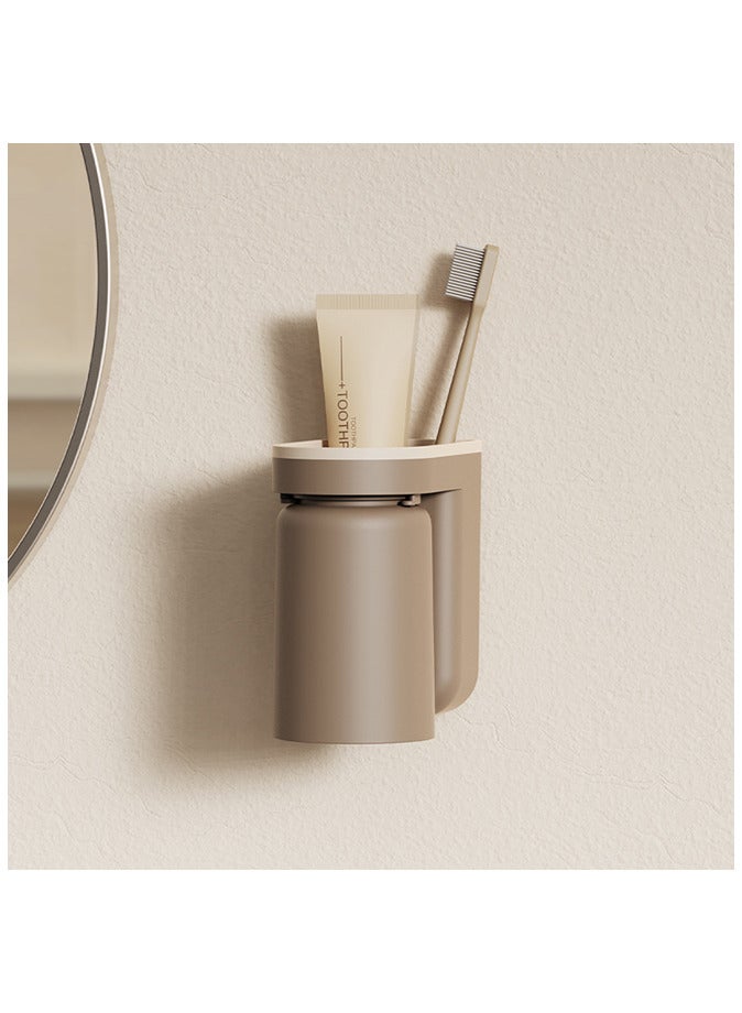 Wall Mounted Toothbrush Holder,inverted design,Easy Installation, Space-Saving  - Image 1