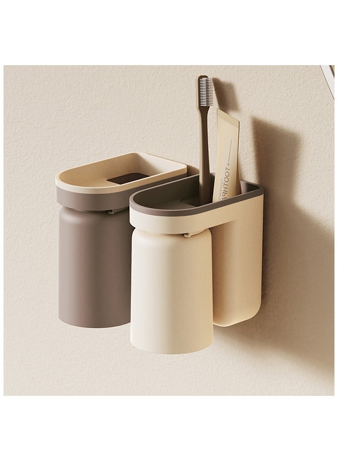 Wall Mounted Toothbrush Holder,inverted design,Easy Installation, Space-Saving  - Image 4
