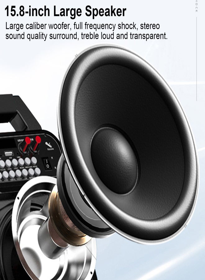 HRD-700 AM FM Radio Music Player Portable Receive Signal Rechargeable BT Speaker Punk Retro Art Birthday Gift Retractable Metal Antenna With TF Card Slot Green - Image 4