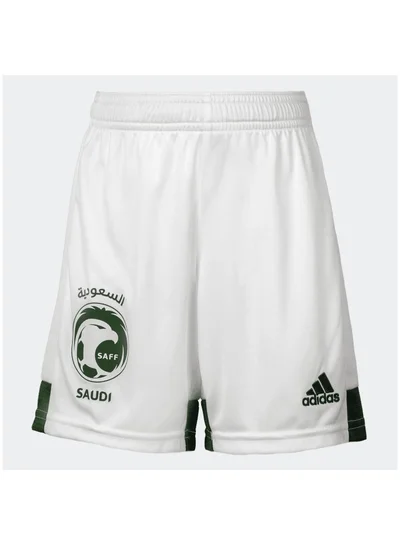 adidas شورت كرة قدم أديداس ستاف ايه شو أبيض للرجال مقاس XS