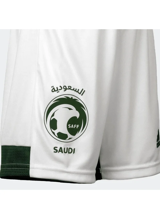 adidas شورت كرة قدم أديداس ستاف ايه شو أبيض للرجال مقاس XS