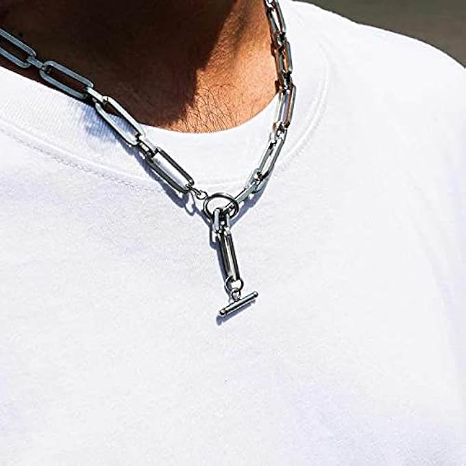 rayihni Trendy Punk Chain Necklace For Men - Image 4