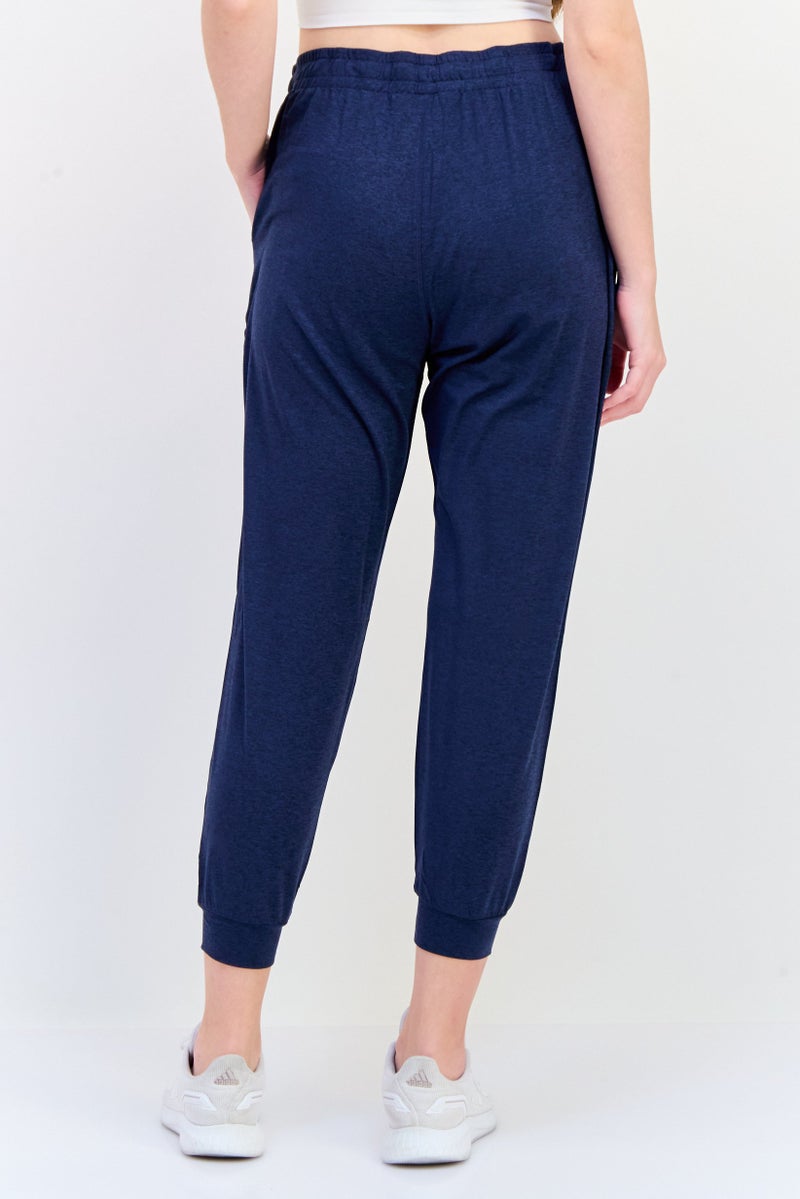 SKECHERS Women Sportswear Fit Training Jogger Pants, Navy Blue  - Image 3